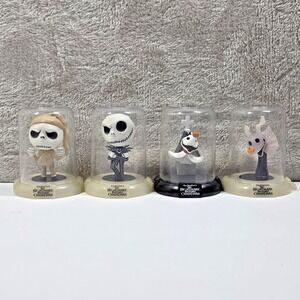 Domez Nightmare Before Christmas figure lot of 4 Jack Skellington, Zero